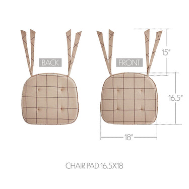 Connell Chair Pad 16.5x18 - The Fox Decor